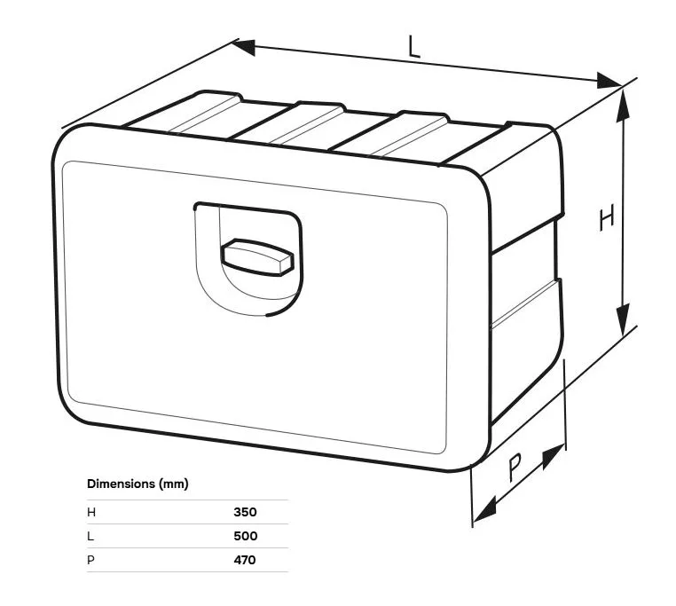 Alternative view of PVC КУТИЯ ЗА ИНСТРУМЕНТИ 500/350/470
