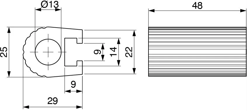 ПАНТА АЛУМИНИЕВА Ф13 - Image 2
