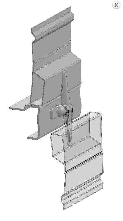 ПАНТА ЗА МЕТАЛЕН КАПАК D13 - Image 3
