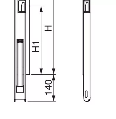 ПРЕДНА ДЯСНА МЕТАЛНА КОЛОНА ТИП MAX H600 - Image 3