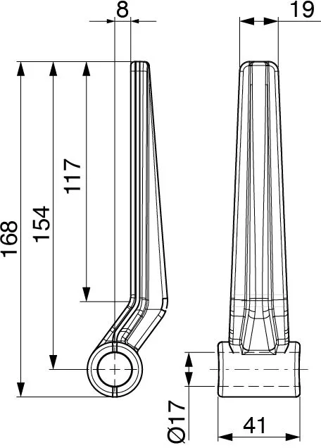 Alternative view of ПАНТА ЗА МЕТАЛЕН КАПАК Ф17 SALERNO