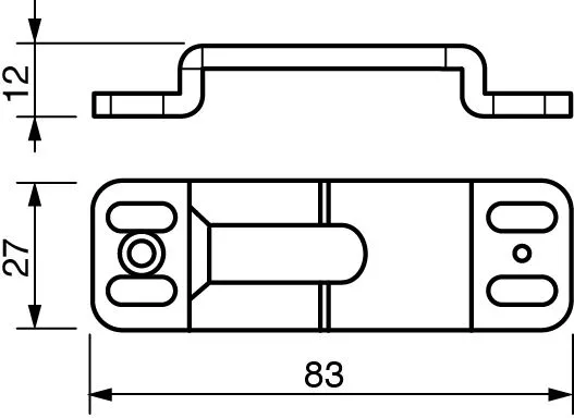СКОБА ЗА МОНТАЖ НА КОЛОНА H405 - Image 2