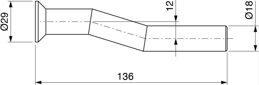 ПАЛЕЦ ЗА КЛЮЧАЛКА M50 КРИВ - Image 3