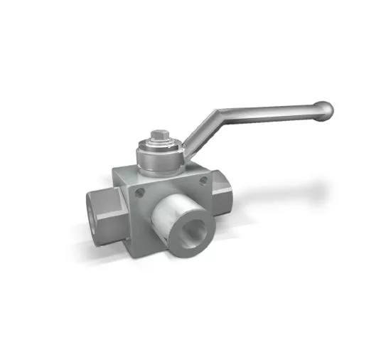 Кран сферичен трипътен RS3/L DN06 1/4"